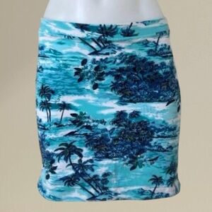 (NWT) Express Women’s Stretchy Blue Skirt, XS